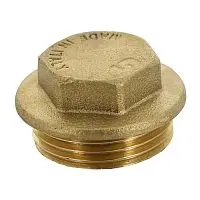 Заглушка латунная ДУ 40 ВР купить Белгород
